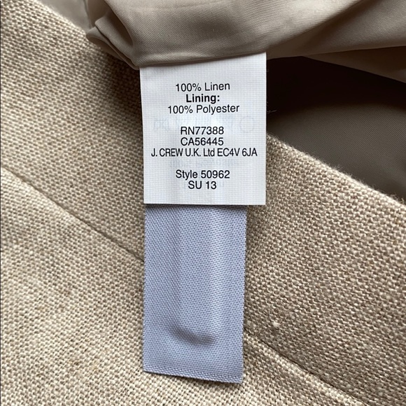 Jcrew Flax Linen zip mini skirt - Picture 6 of 8